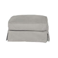 Slipcovered Ottoman Peyton Slate M1168