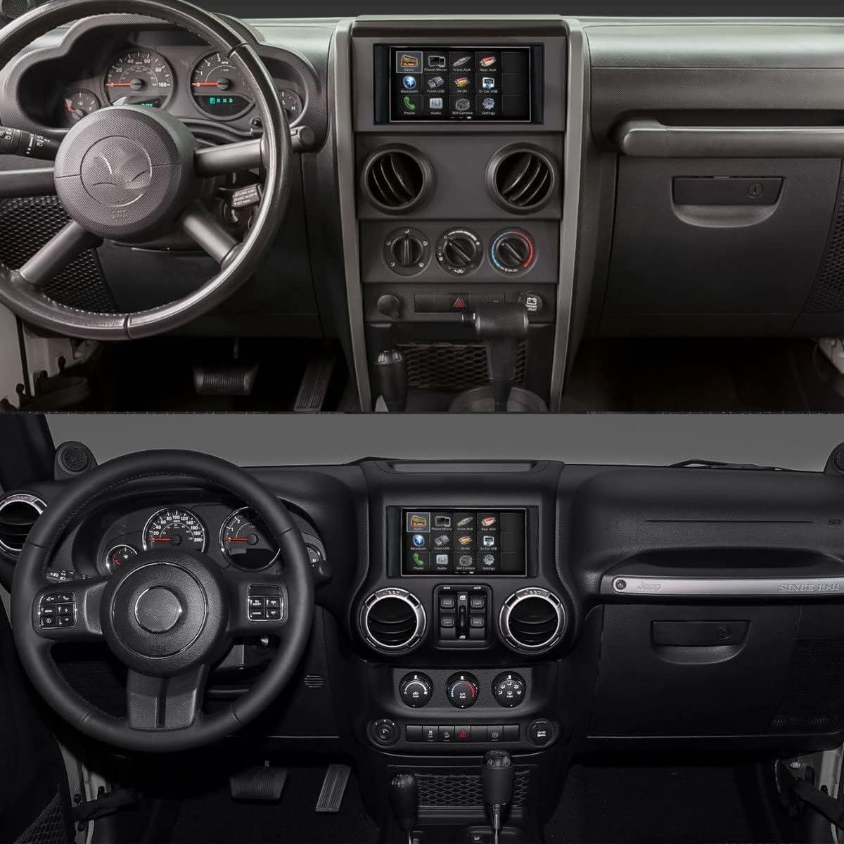 Double Din Radio Kit with Touchscreen Radio, Dash Kit, Camera Input and Antenna Adapter O257128