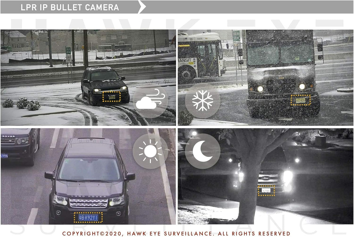 2MP License Plate Recognition IP PoE Bullet Camera T71478