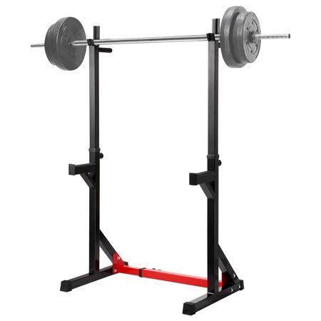 Adjustable Squat Rack Barbell Rack Dip Stand O77626