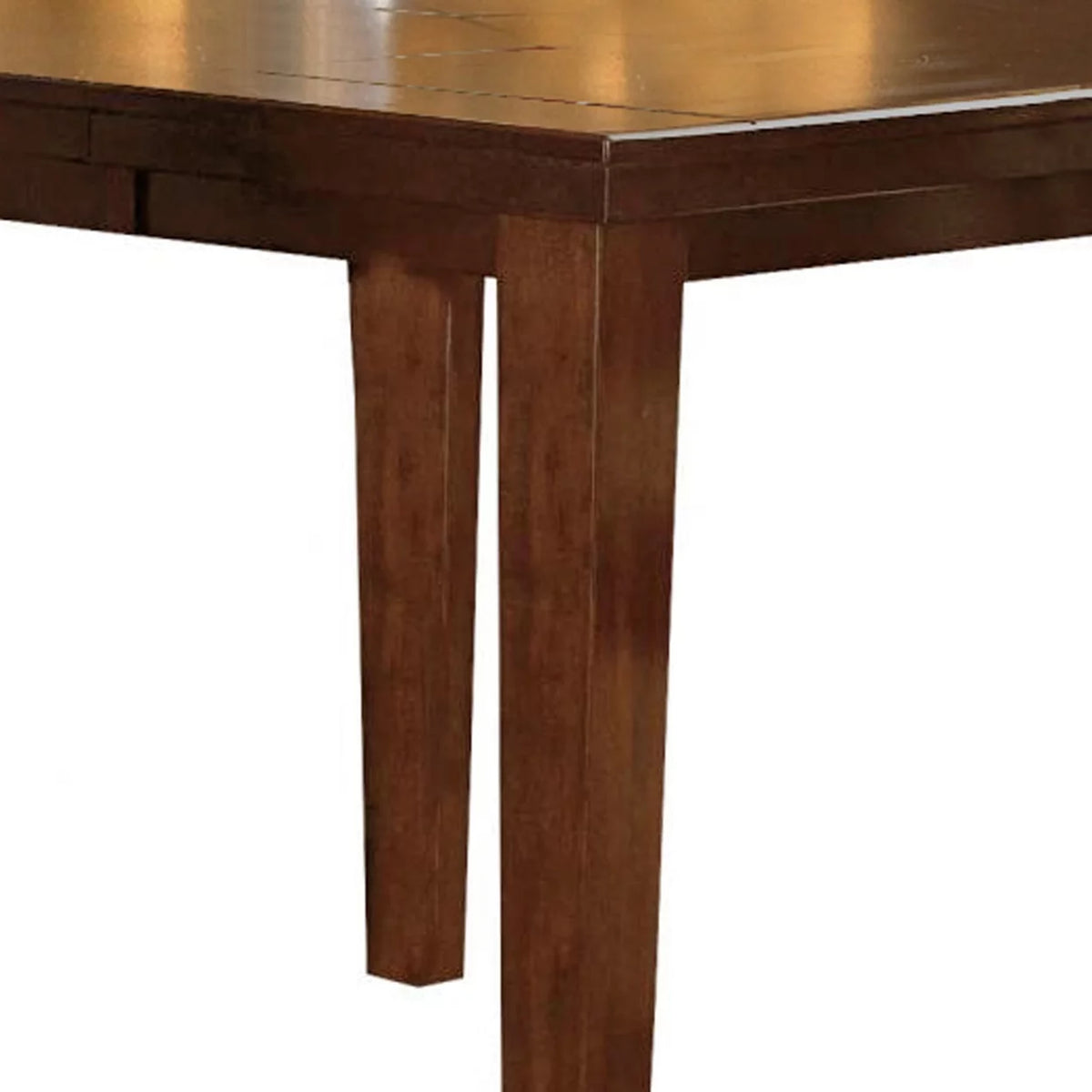 Wooden Counter Height Table with Butterfly Extendable Leaf V150863