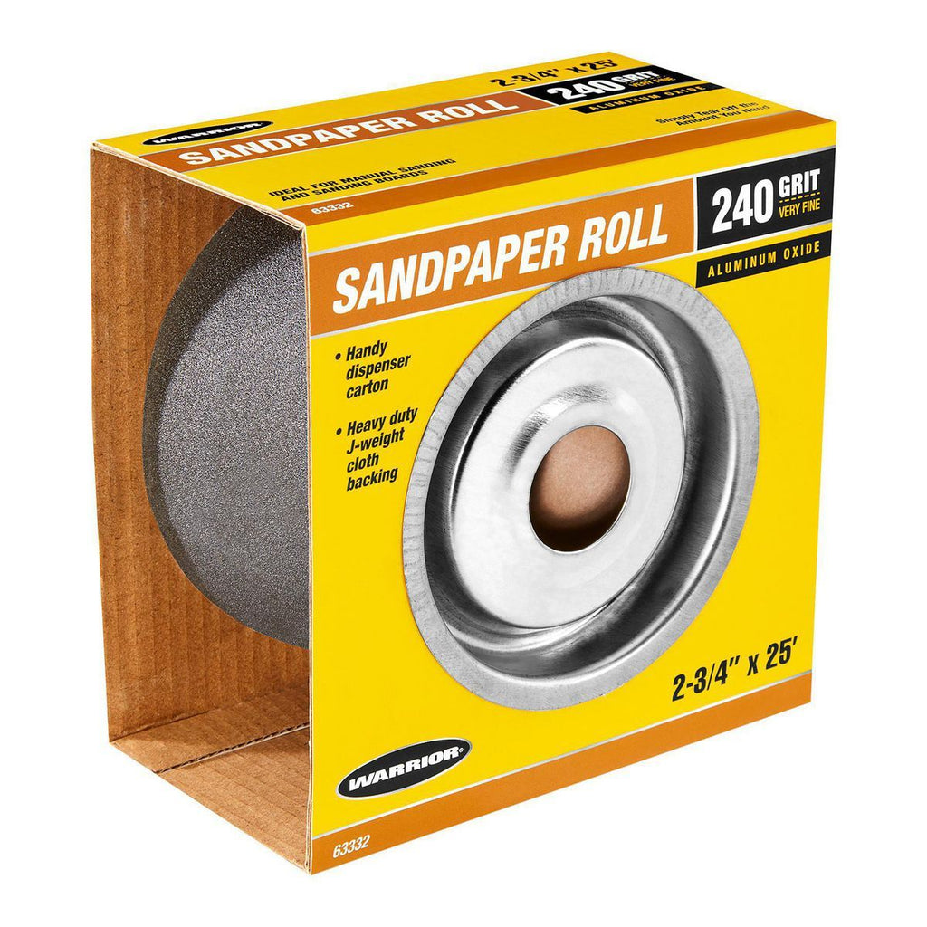 2-3/4 in. x 25 ft. 240 Grit Sandpaper Roll K719415
