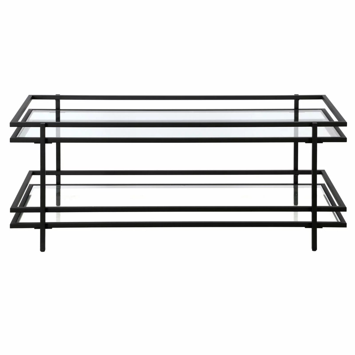 Modern Steel and Glass Coffee Table T46003