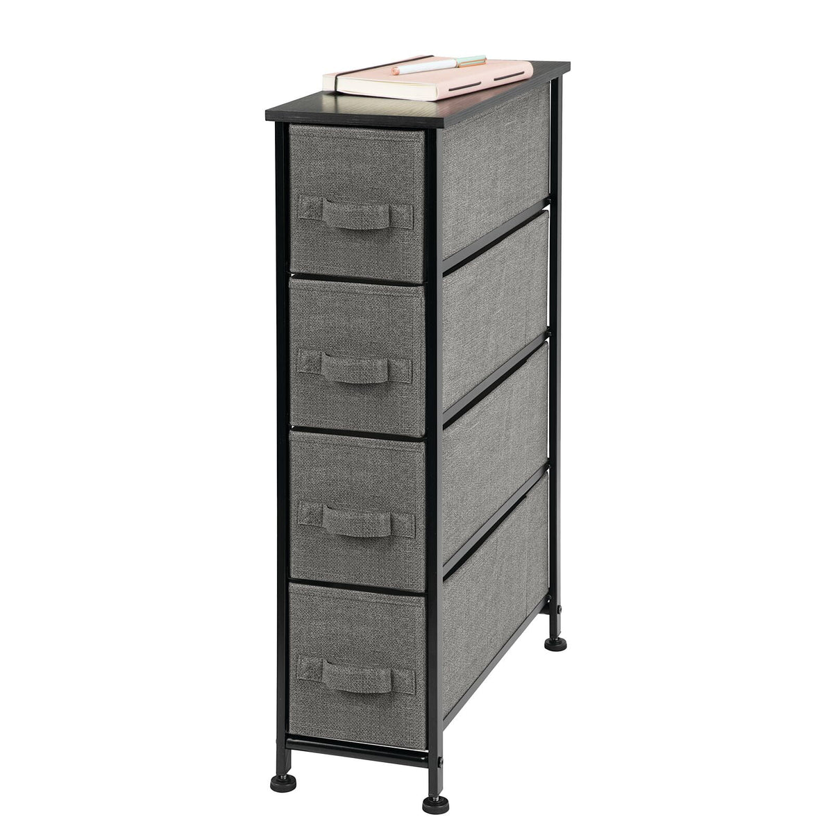 Narrow 4 Fabric Drawers Dresser T324121
