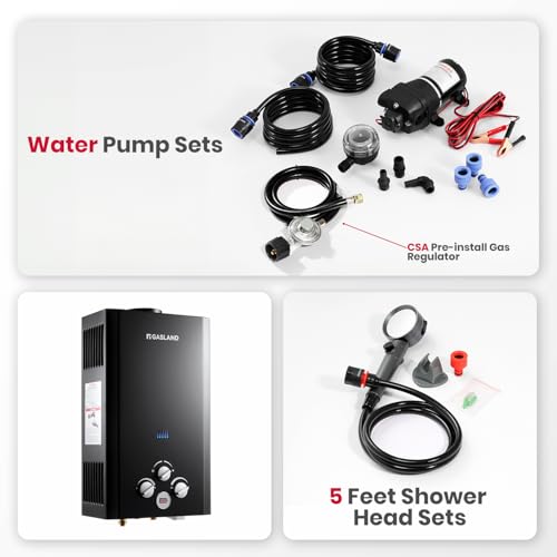 1.58GPM 6L Portable Gas Water Heater Y580983