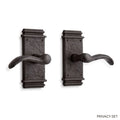Solid Bronze Privacy Door Lever Set Q3480
