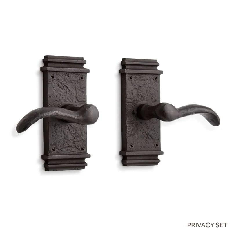 Solid Bronze Privacy Door Lever Set Q3480