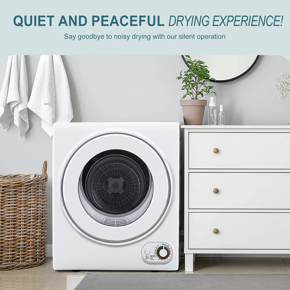 1.6 Cu. ft. Portable Electric Clothes Dryer S68884