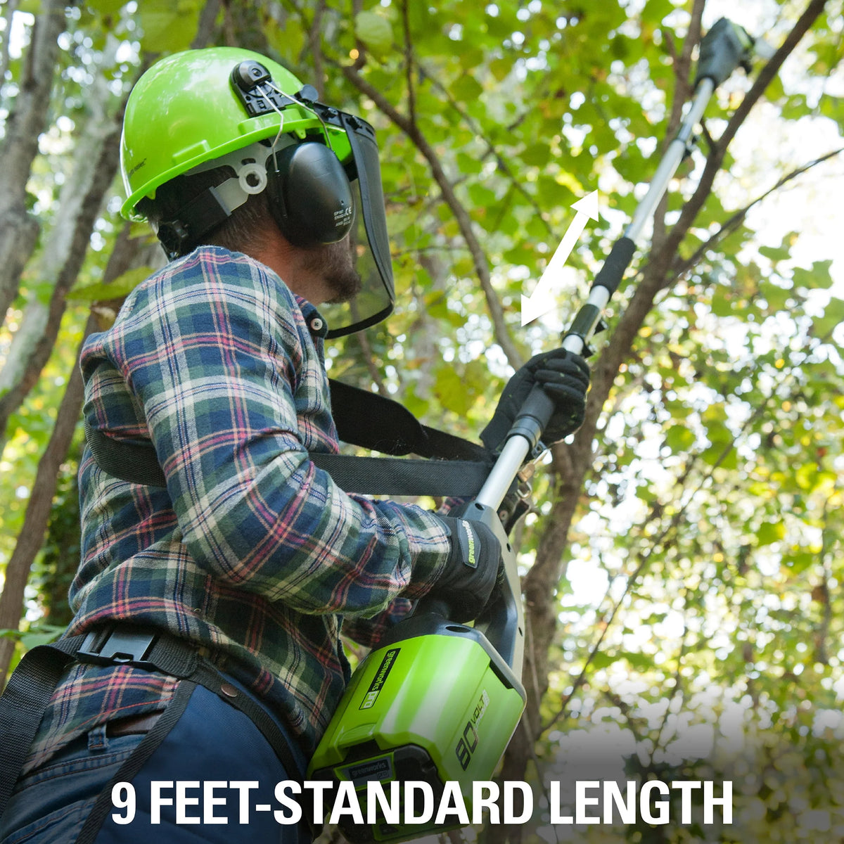 80V 10 in. Brushless Pole Saw M748
