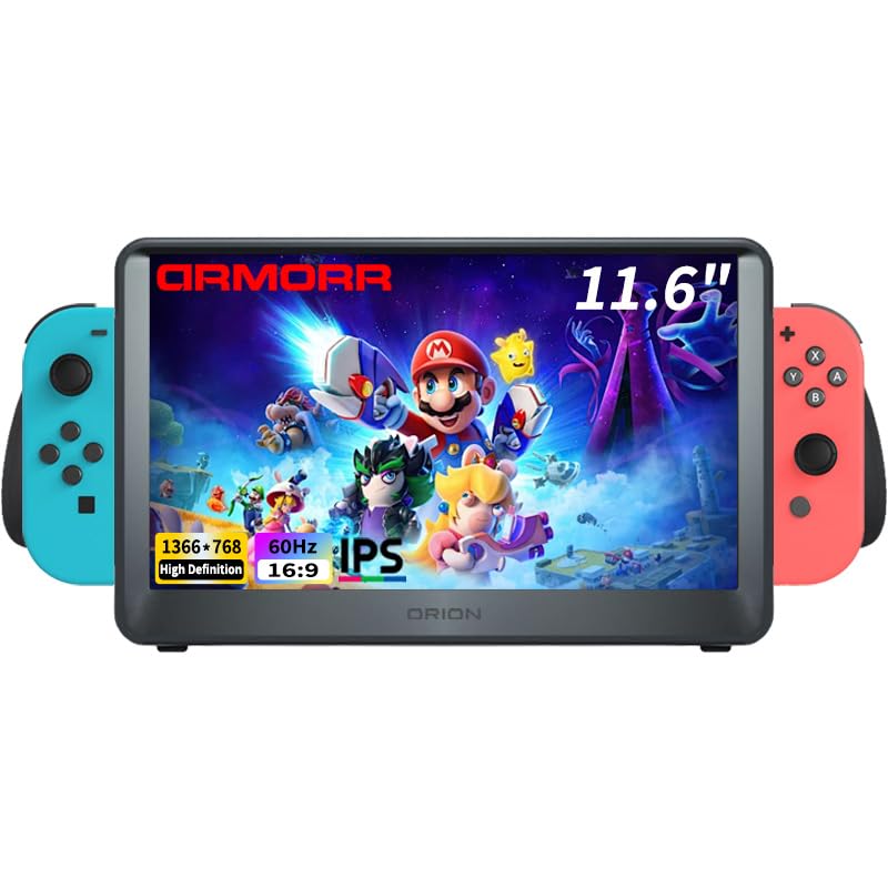 11.6" HD IPS Portable Monitor with Stereo Speakers C928036
