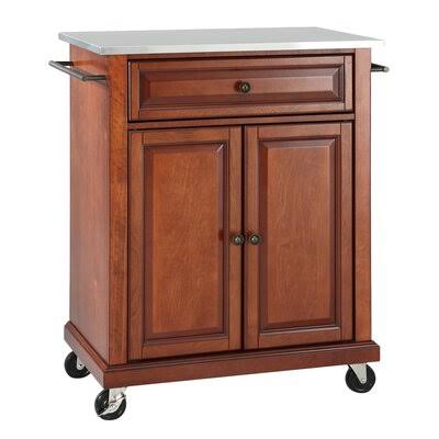 Kitchen Cart with Stainless Steel Top V6310
