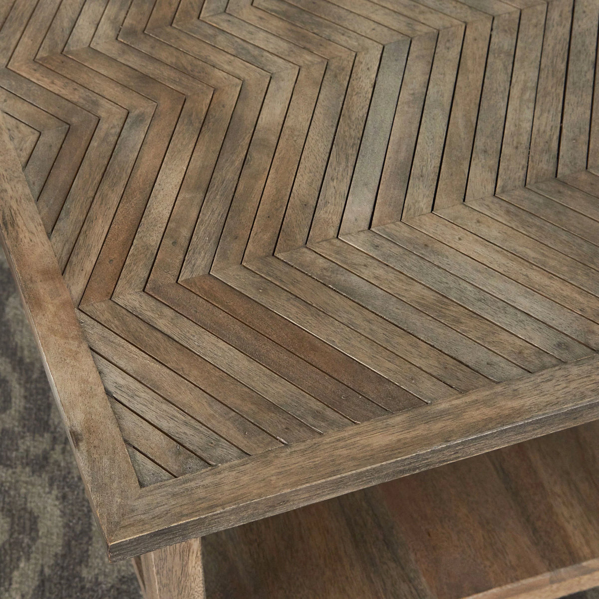 Natural Wood Rectangle Cocktail Table K23016