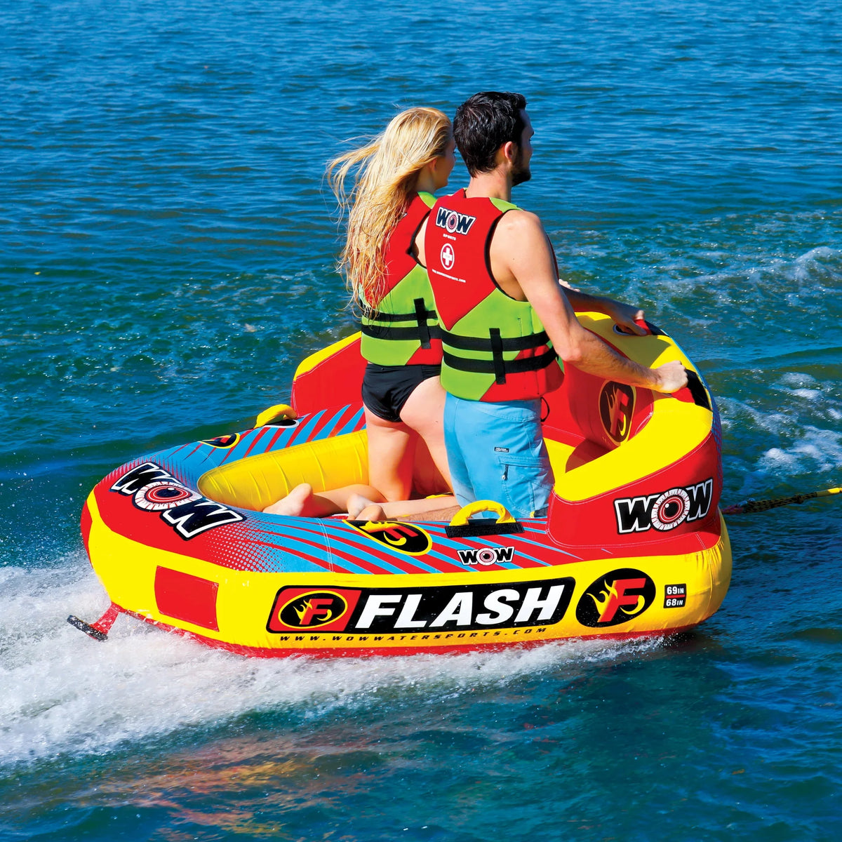 1-2 Rider Towable Tube with Cockpit Seating F93512
