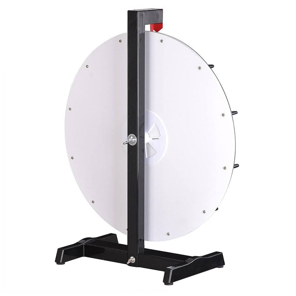 18x22 Tabletop Editable Prize Wheel 12 Slot Spinning Game with Dry Erase L3745