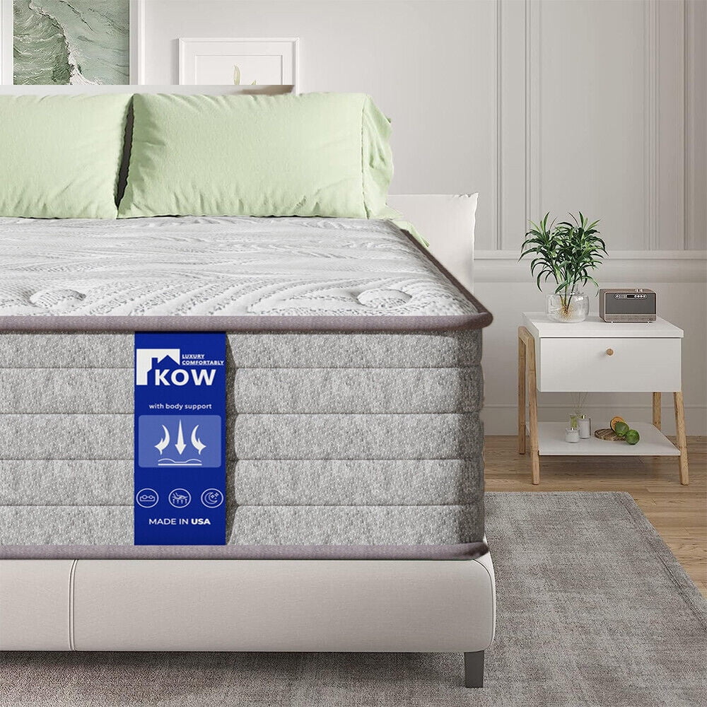 12 Full Size Gel Memory Foam Pocket Spring Hybrid Mattress B271