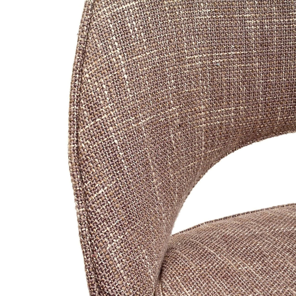 Oatmeal Fabric Dining Side Chair N74069