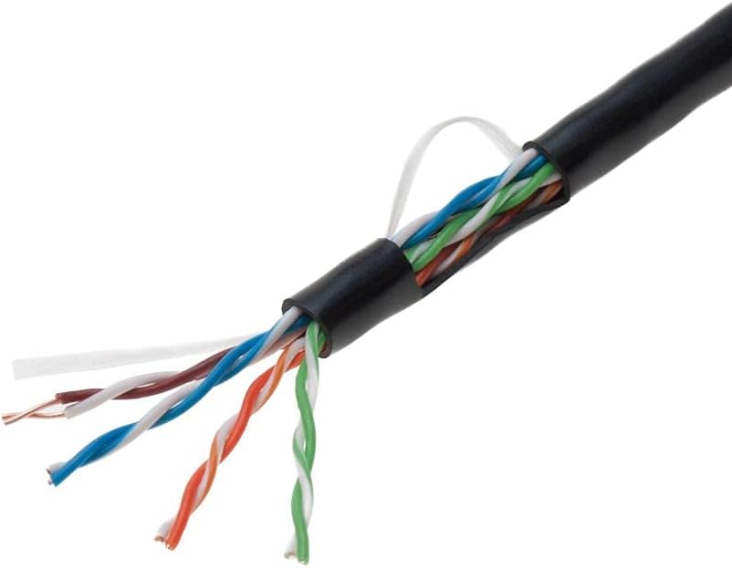 1000ft Cat5e Gray Solid 24AWG UTP Bulk Network Cable Z742925