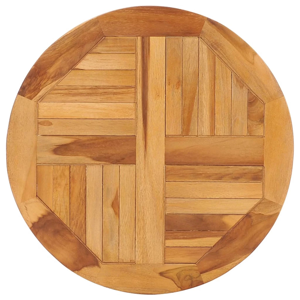 Solid Teak Wood Rotating Table Disk C841