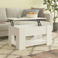 White Engineered Wood Coffee Table J203
