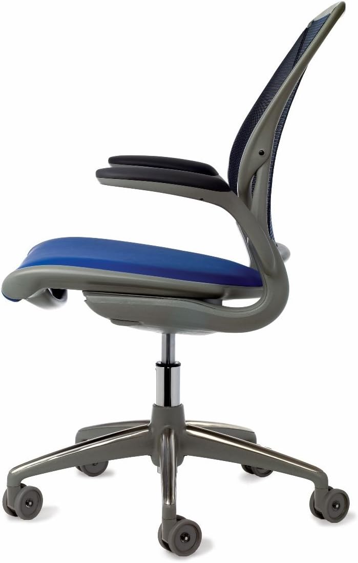 Black Frame Task Chair with Adjustable Arms Q6601