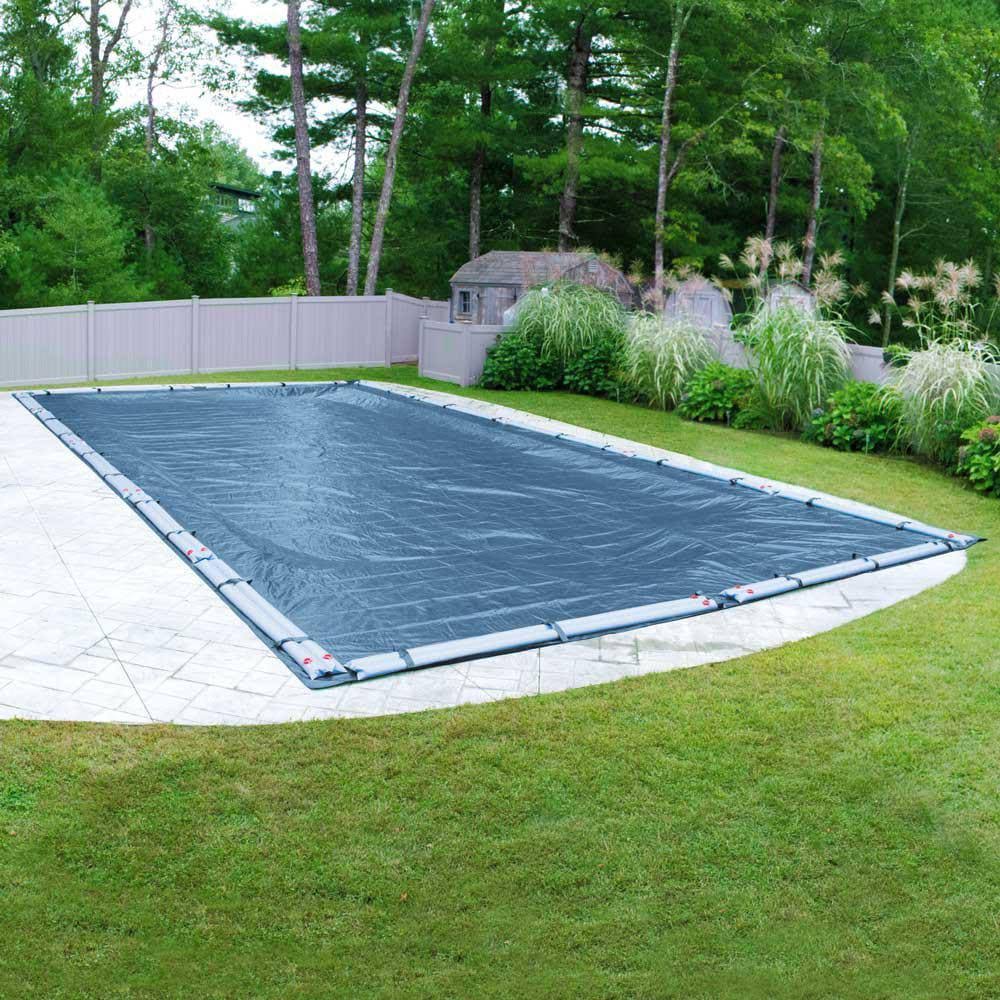 Imperial Blue 30 ft. x 50 ft. Rectangular Winter Pool Cover D4434