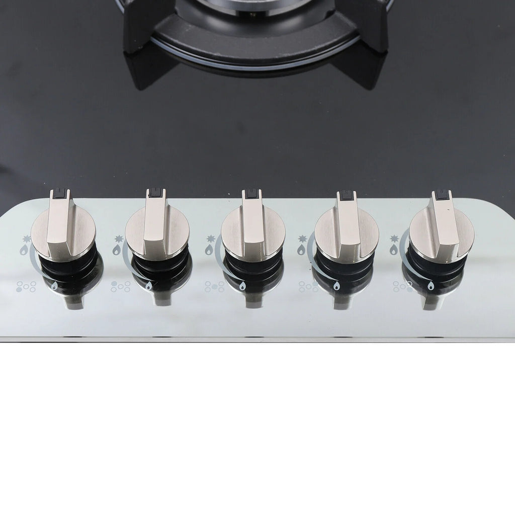 35.4" 5 Burners Tempered Glass Gas Cooktop R471
