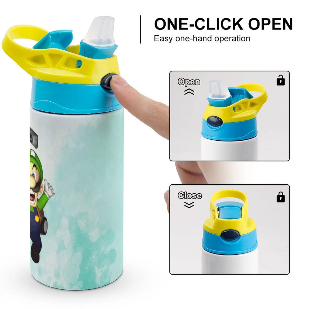 Insulated Stainless Steel Water Bottle with Straw C82350