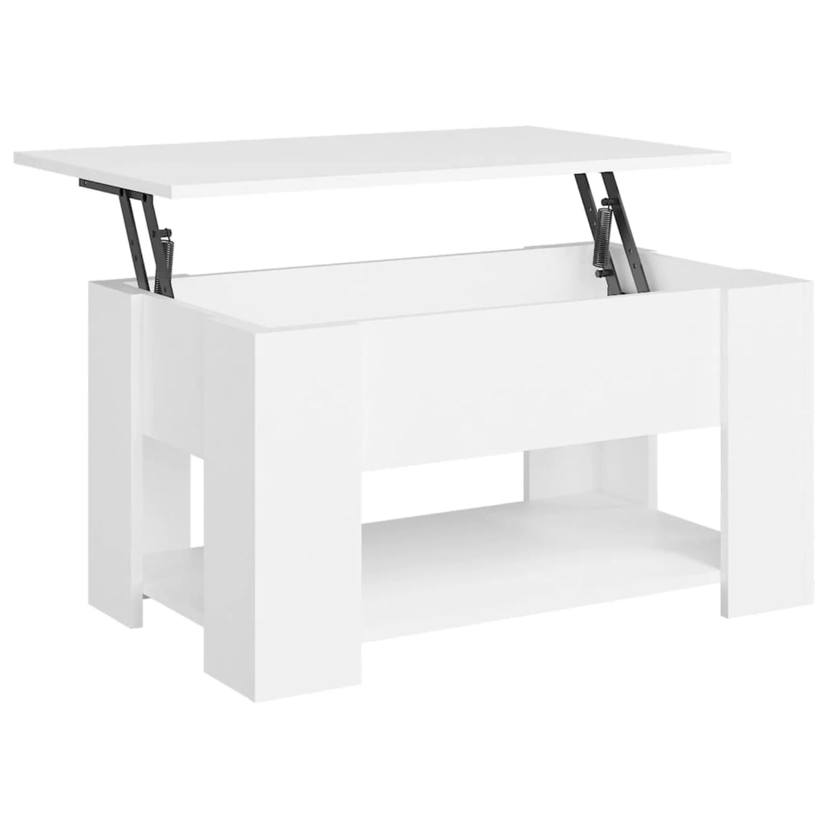 White Engineered Wood Coffee Table J203