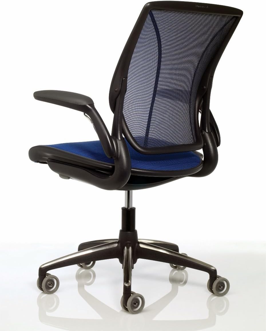 Black Frame Task Chair with Adjustable Arms Q6601