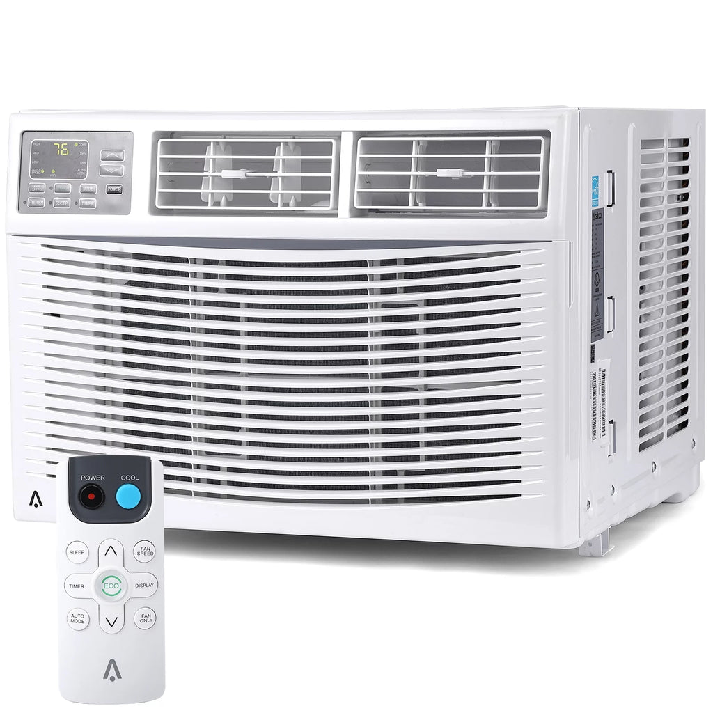 8,000 BTU Window-Mounted Air Conditioner with Remote/App Control V2525