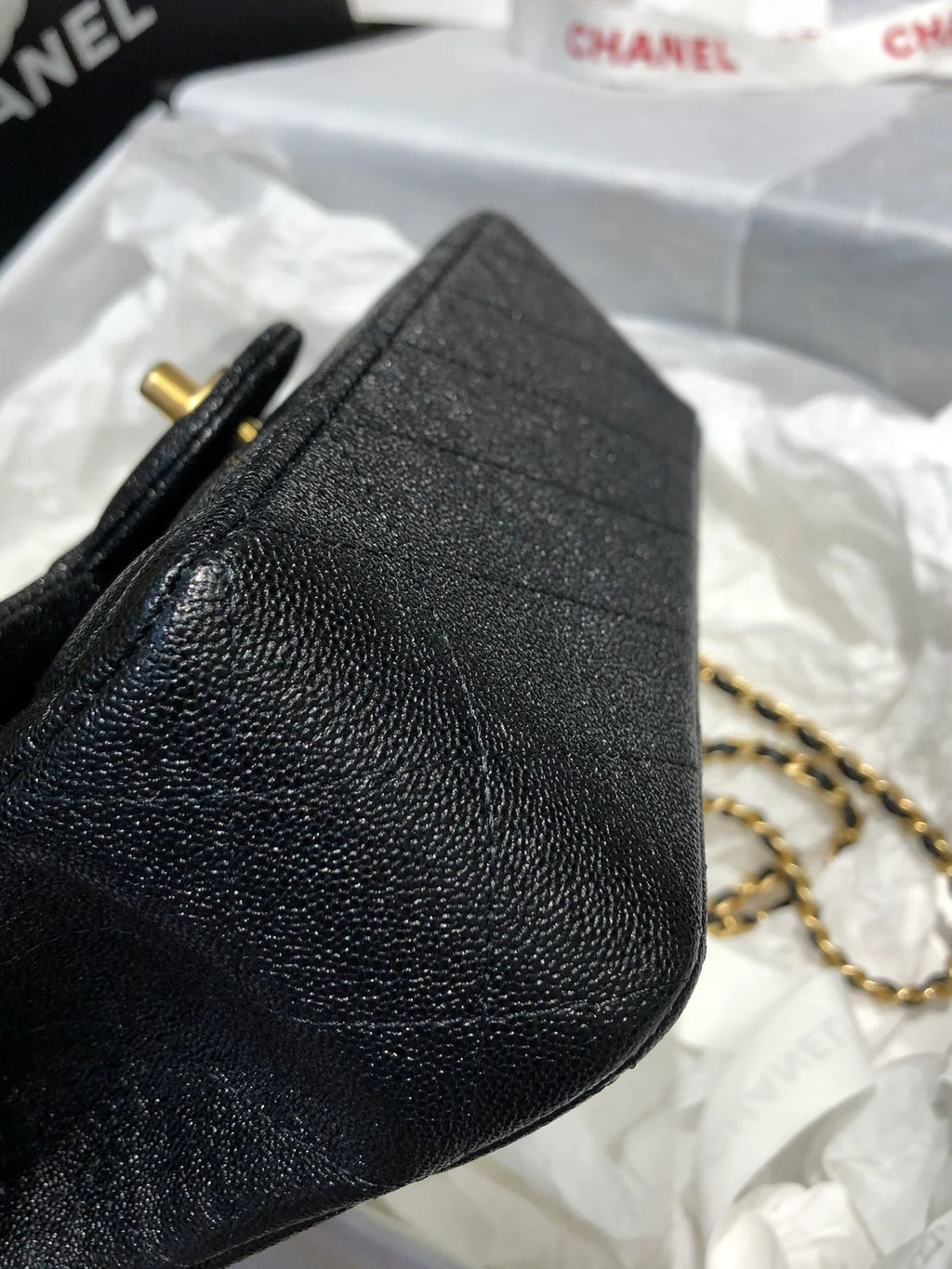 Mini Flap Bag With Top Handle Black A205