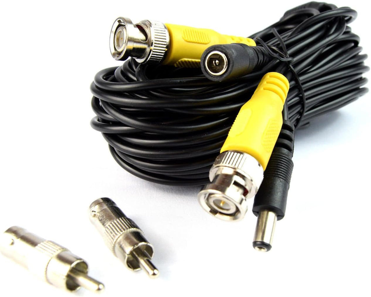 8 x 60 FT BNC Video Power Security Cable B2616