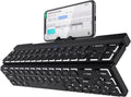 68 Keys 60% Foldable Mechanical Keyboard with Aluminum Body, White Backlit, Low Profile Clicky White Switches, Pack of 2 U206497