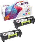 2 Packs Extra High Yield Black Toner Cartridge J260980
