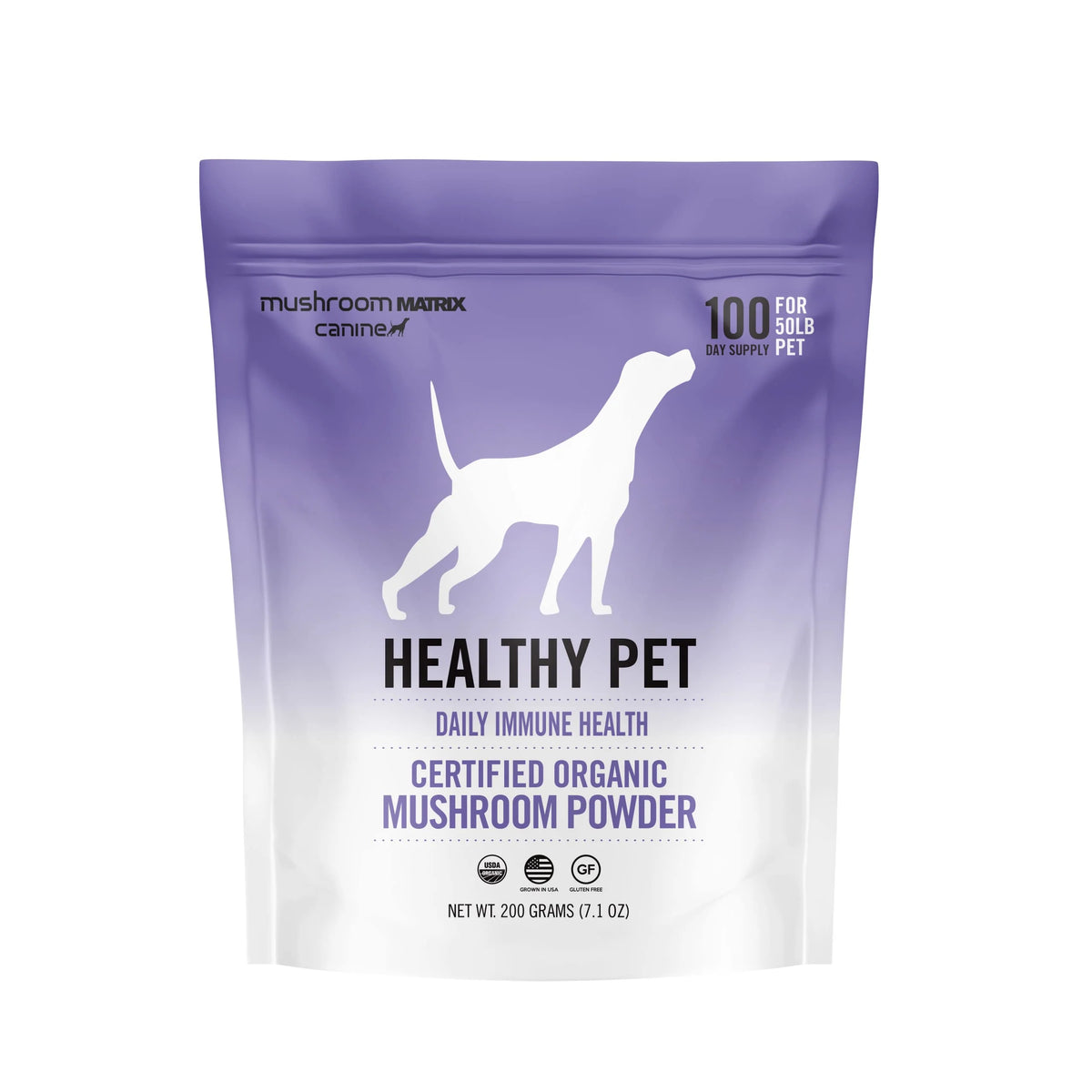 Organic Mushroom Powder Pet Supplement 200 Grams B987