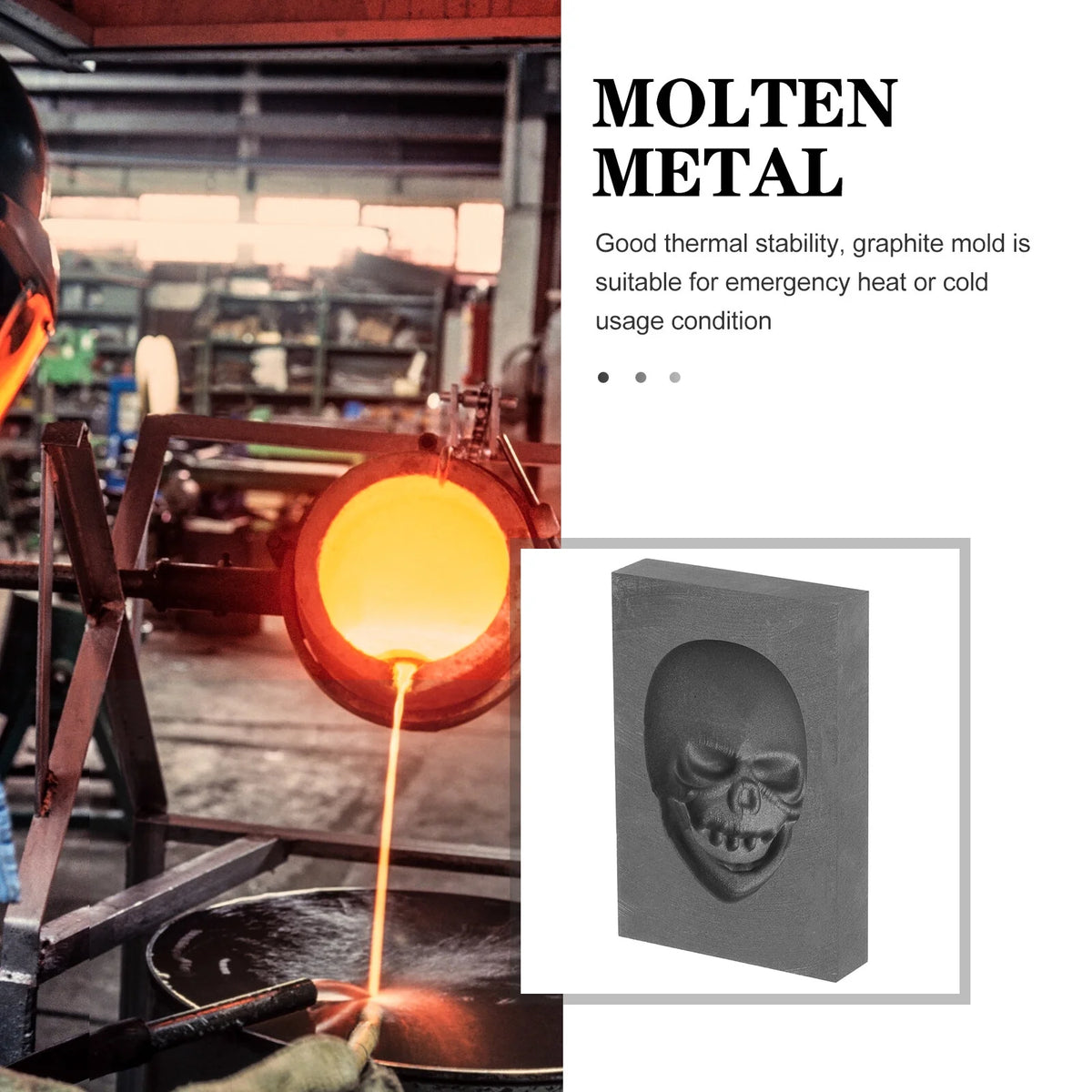 Graphite Crucible for Melting Gold Silver O311216