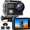 4K Waterproof Action Camera with 2 Batteries E493
