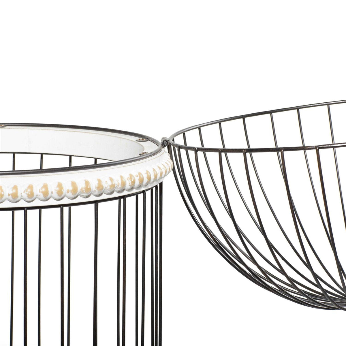 White Wood Birdcage U706276