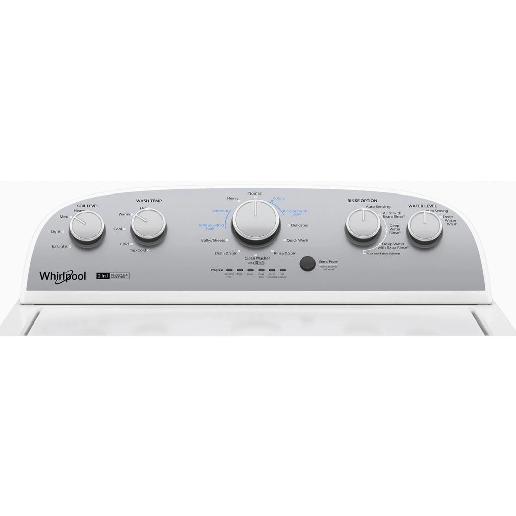 3.8 Cu Ft Top Load Washer with Removable Agitator C221335
