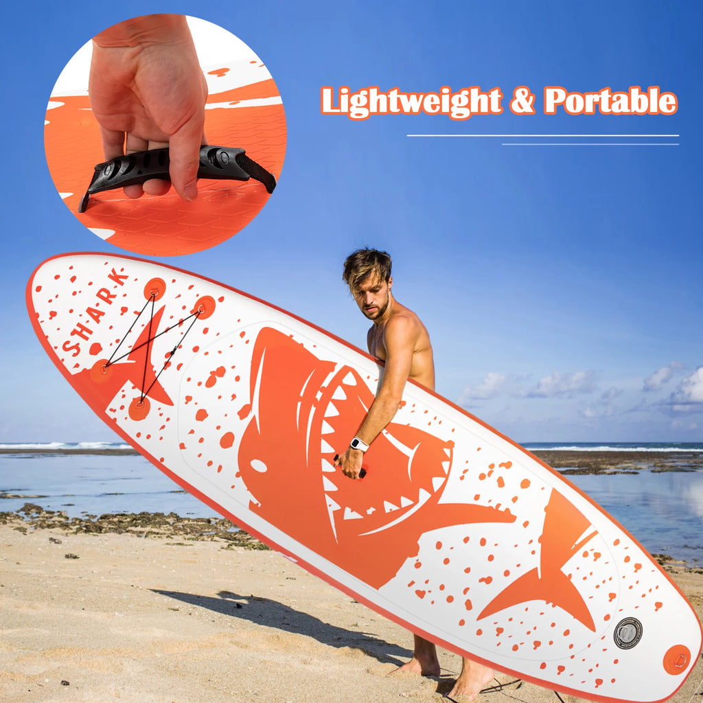 11' Inflatable Stand-Up Paddle Board Non-Slip Deck R493010