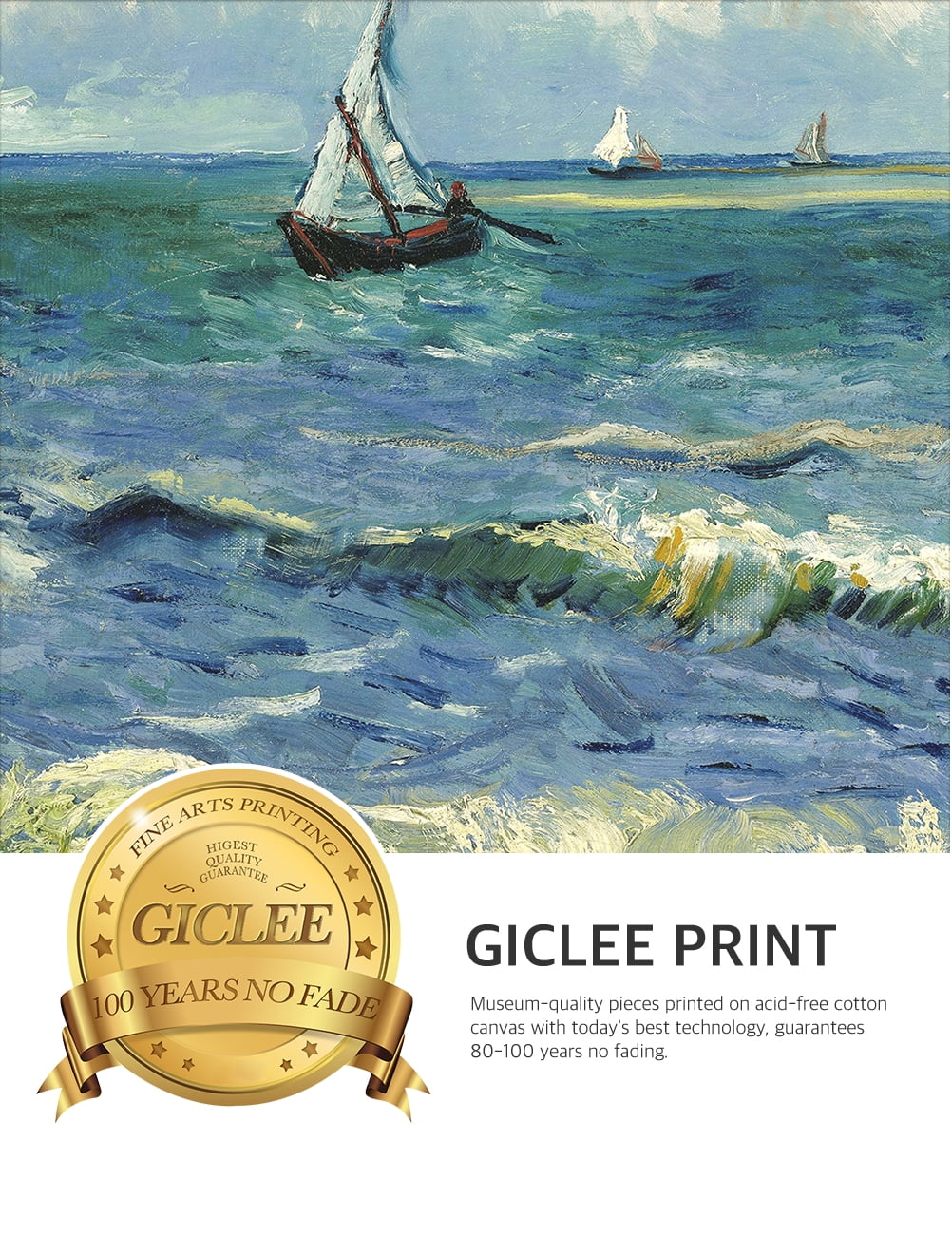 Giclee Print on Canvas Framed Wall Art 30x26 K226