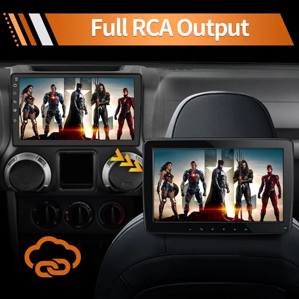 Car Radio Stereo with Touch Screen GPS Navigation Bluetooth 1G RAM 32G ROM N4798