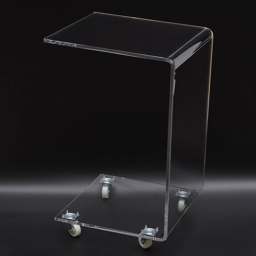Transparent Acrylic C Shape Sofa Side Table K996387