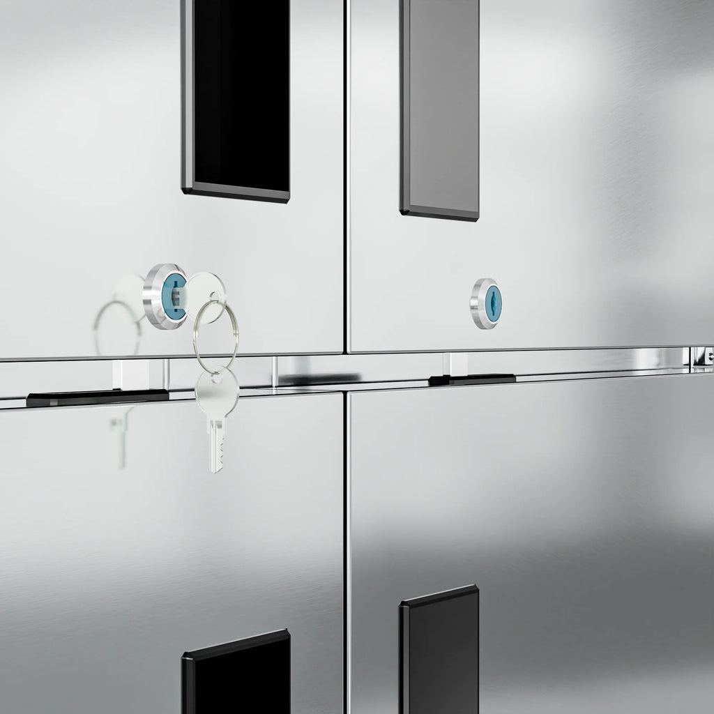 54 in. Commercial Stainless Steel Solid Half Door Reach-In Freezer, 47 cu. ft. P9197