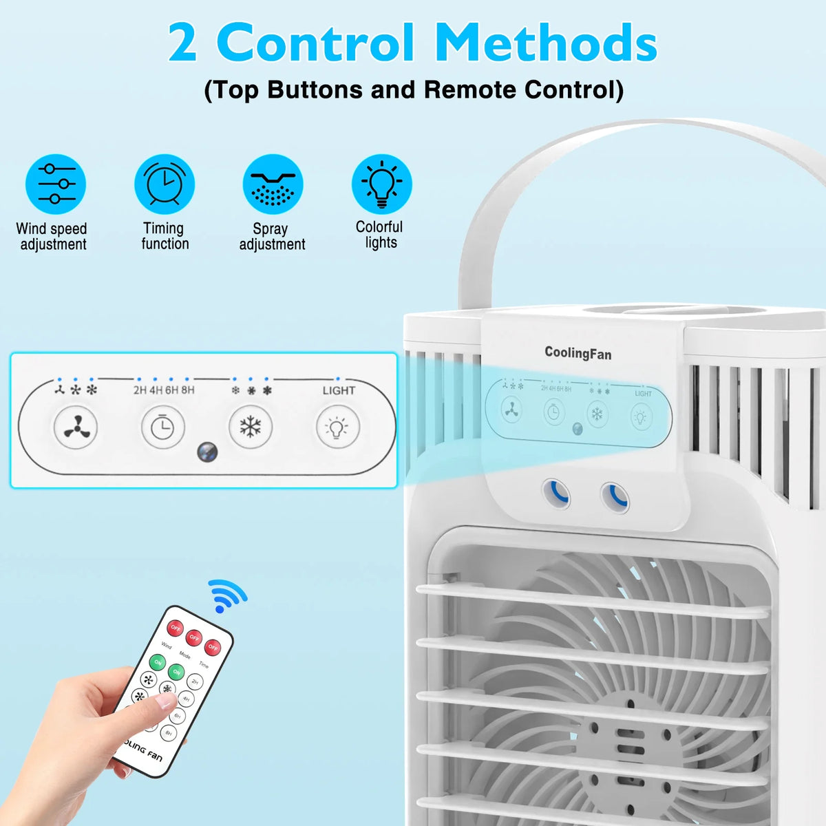 4-IN-1 Evaporative Air Cooler with Remote O908859