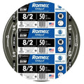 50 ft. 8/2 Black Stranded Cu NM-B W/G Wire V6689