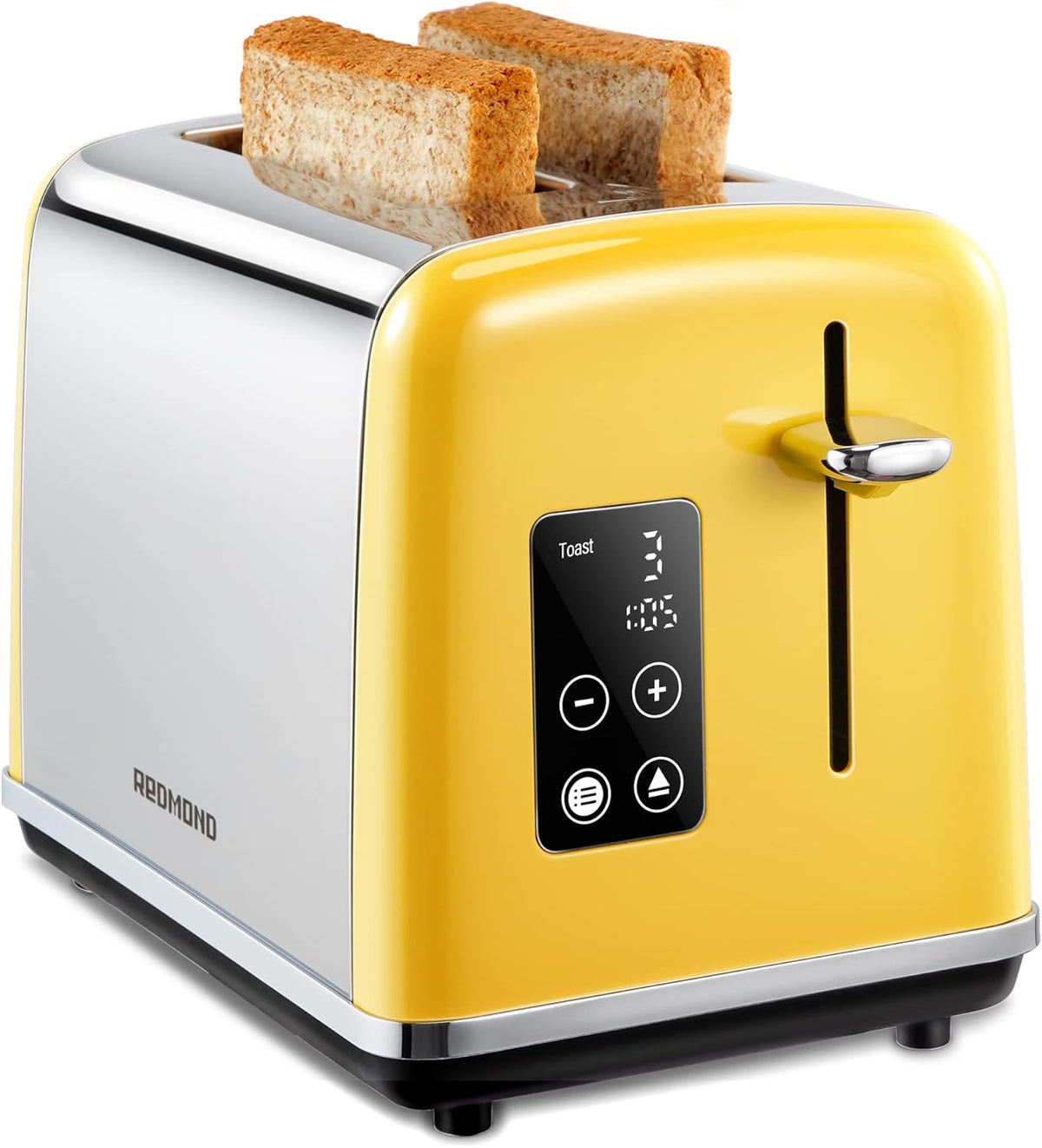 2 Slice Stainless Steel Toaster with LED Touch Screen Y4206