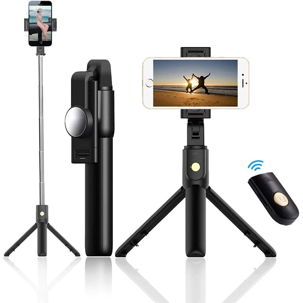 Wireless Selfie Stick Tripod with Remote Shutter Y14047