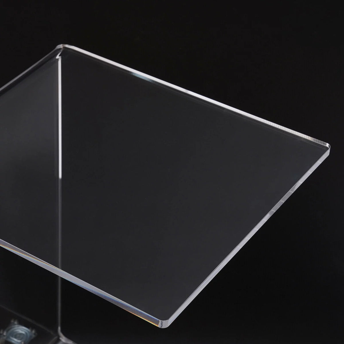 Transparent Acrylic C Shape Sofa Side Table K996387