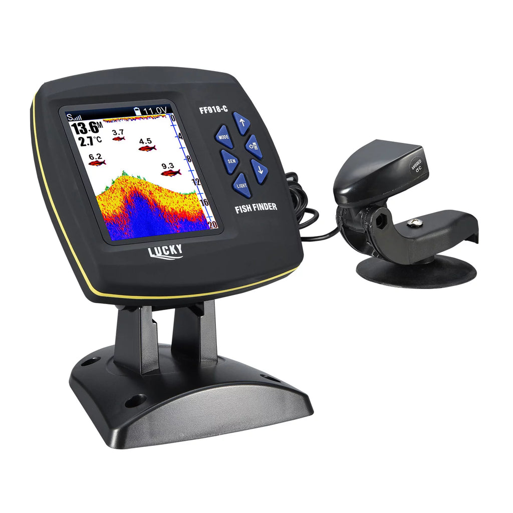 Color LCD Screen Fish Finder 590ft Water Depth I24952
